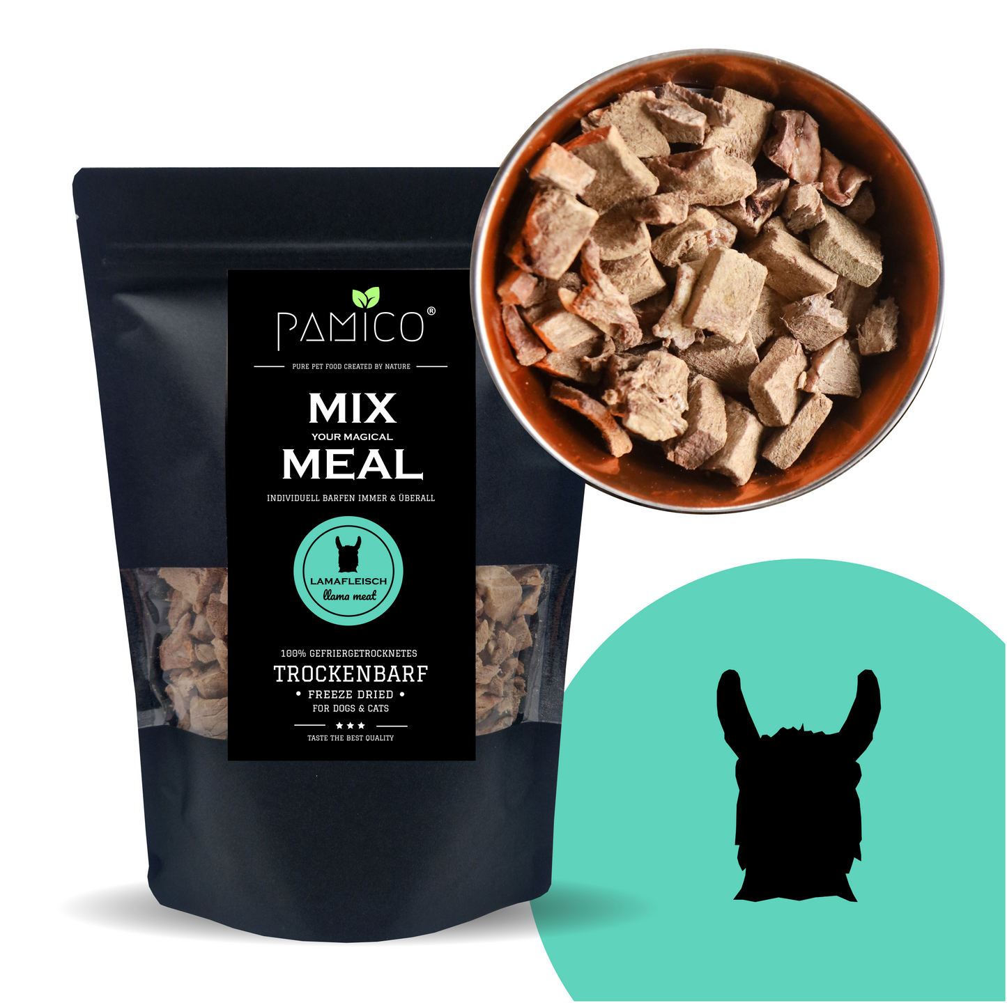Freeze Dried Llama | Natural Treats For Dogs & Cats