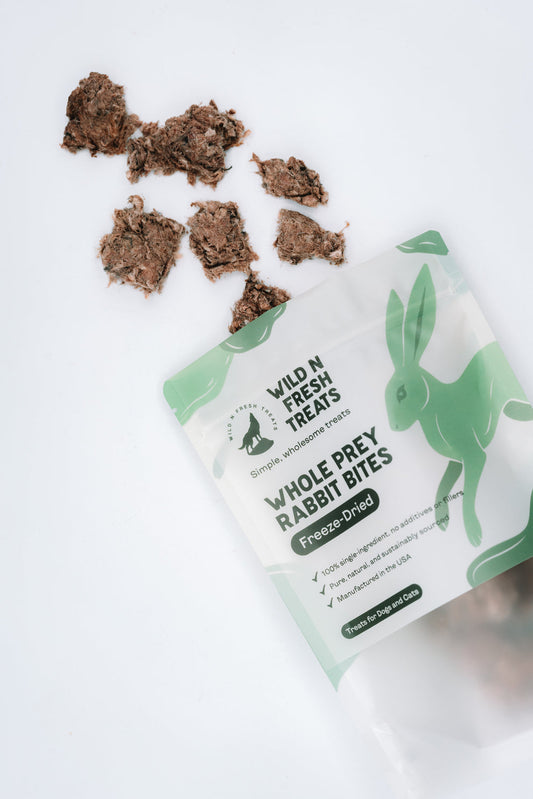 Whole Prey Freeze Dried Rabbit Bites