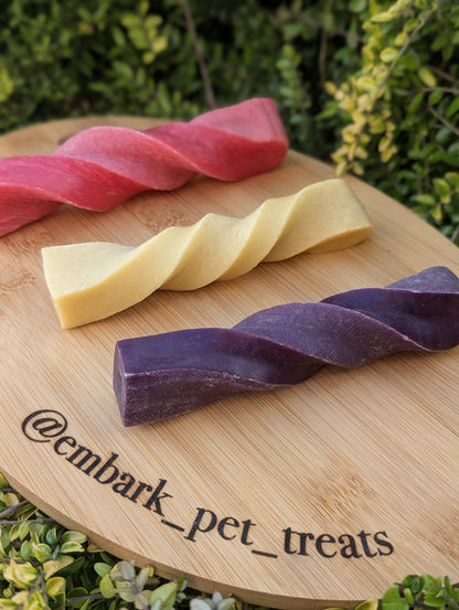 Twisted Yaks | 3 Flavours | Long Lasting Dog Treat