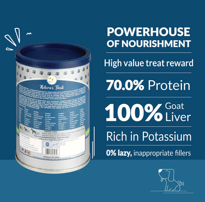 Freeze Dried Goat Liver | Natural Hypoallergenic Treats for Dogs