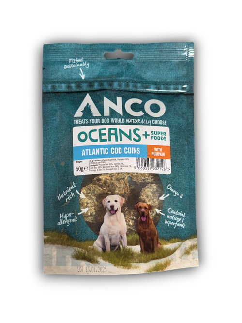 Atlantic Cod Coins With Pumpkin