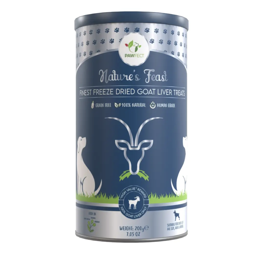Freeze Dried Goat Liver | Natural Hypoallergenic Treats for Dogs