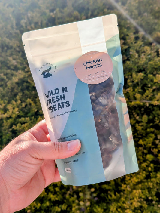Dehydrated Chicken Hearts