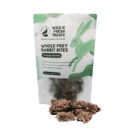 Whole Prey Freeze Dried Rabbit Bites