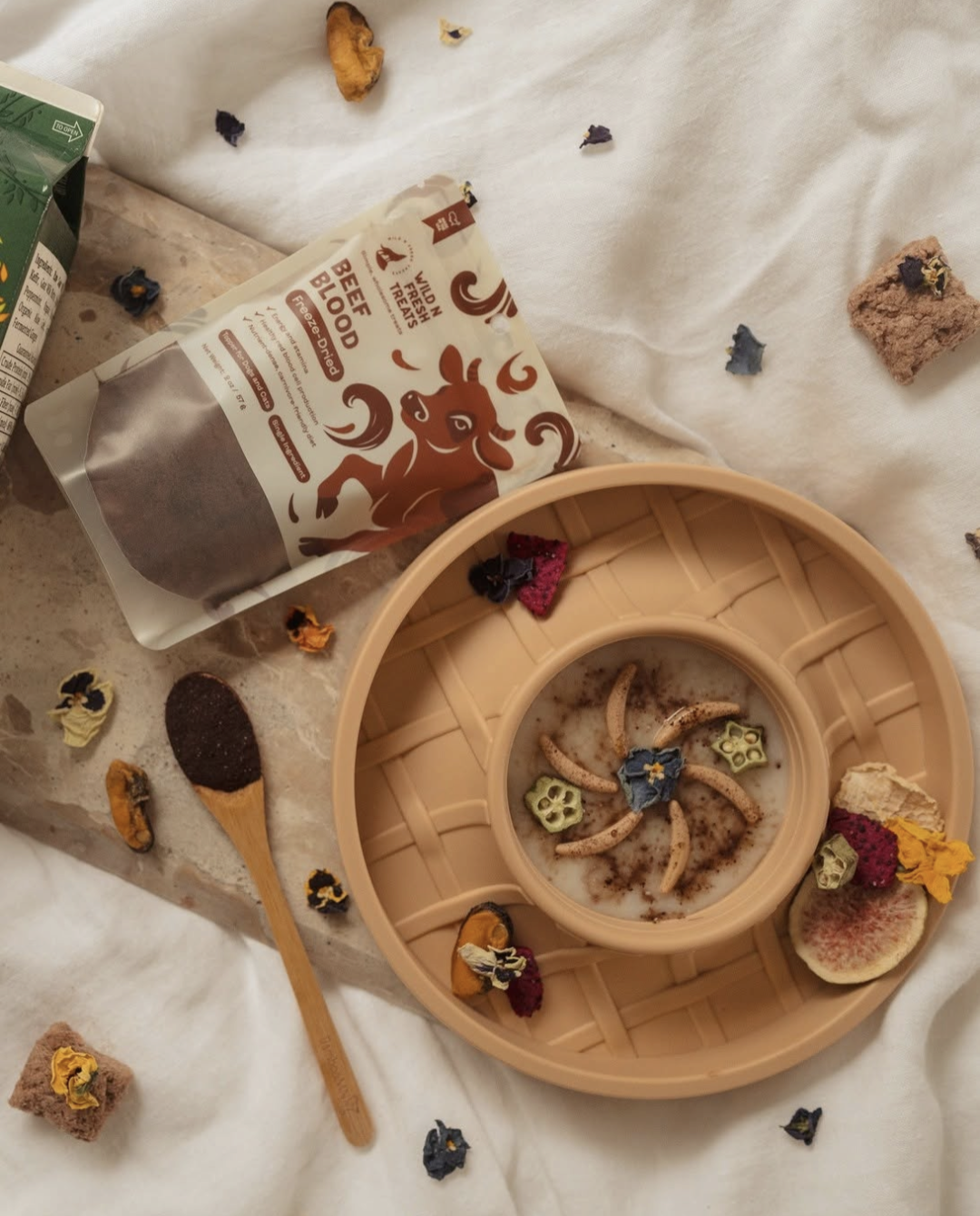 Dim Sum Steamer Grub Mat | Chinese Inspired Enrichment Bowl