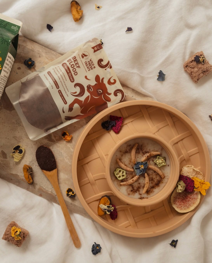 Dim Sum Steamer Grub Mat | Chinese Inspired Enrichment Bowl