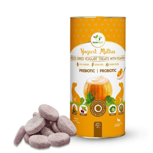 Yoghurt Melties - Pumpkin, Beetroot, Cabbage and Fennel Seeds | Natural Treats For Dogs