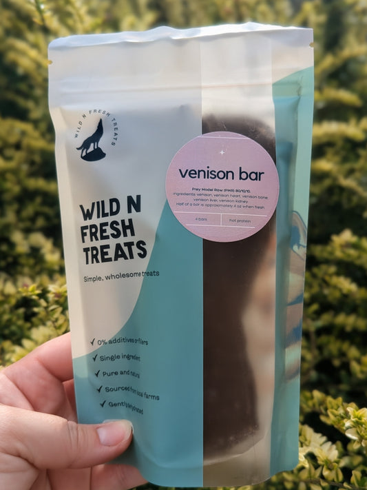 Venison PMR bar for dogs