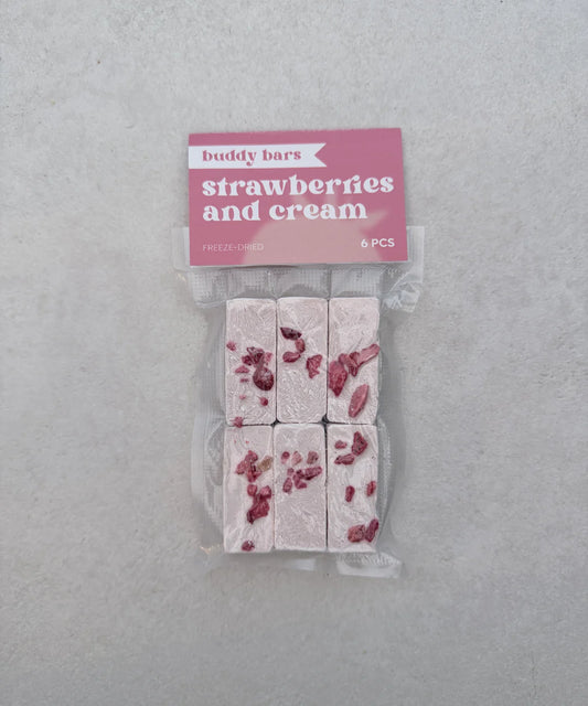 Beast Buddy Strawberries and Cream Buddy Bars